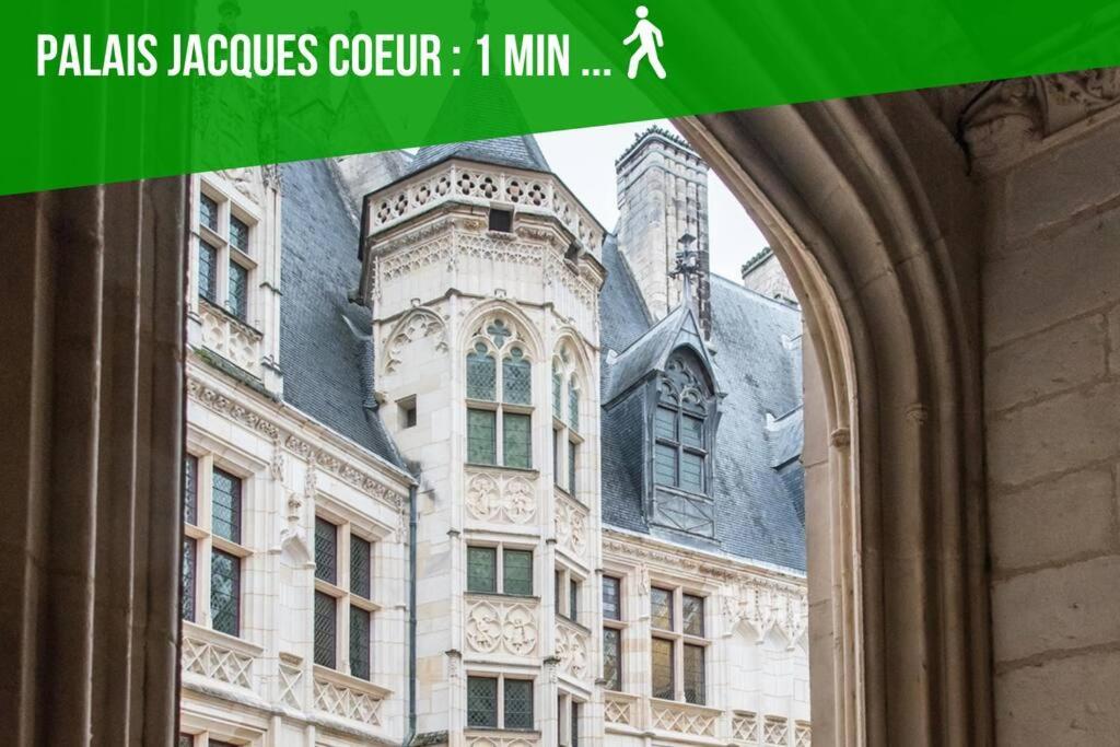 Apartamento Les Quatre Piliers - 1 Min Palais Jacques Coeur Bourges Exterior foto