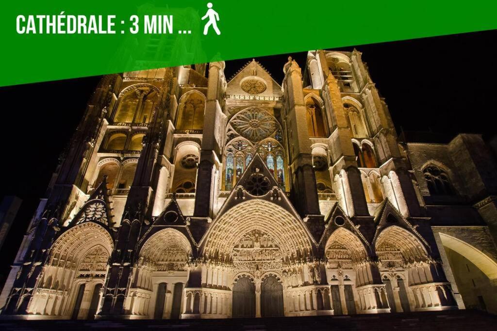Apartamento Les Quatre Piliers - 1 Min Palais Jacques Coeur Bourges Exterior foto
